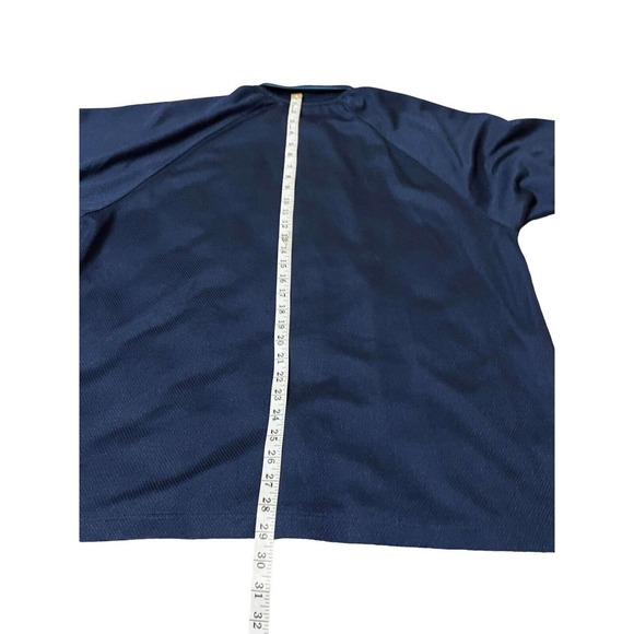 Vintage 90s Adidas Shirt XL Men’s Blue Warm Up Full Snap Button Up Basketball - Picture 7 of 7